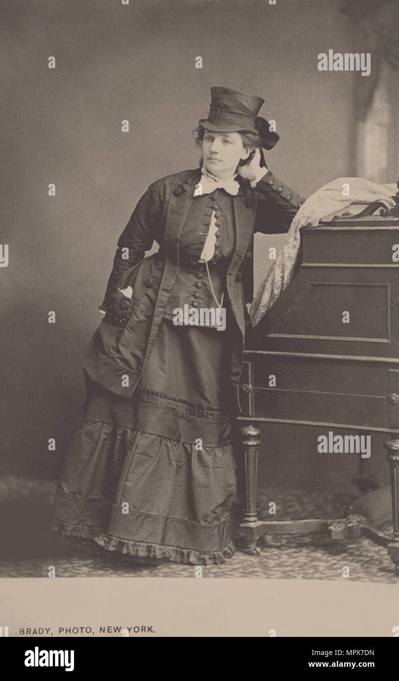 Victoria Woodhull Claflin (1838-1927), zwischen 1866 und 1873. Stockfoto