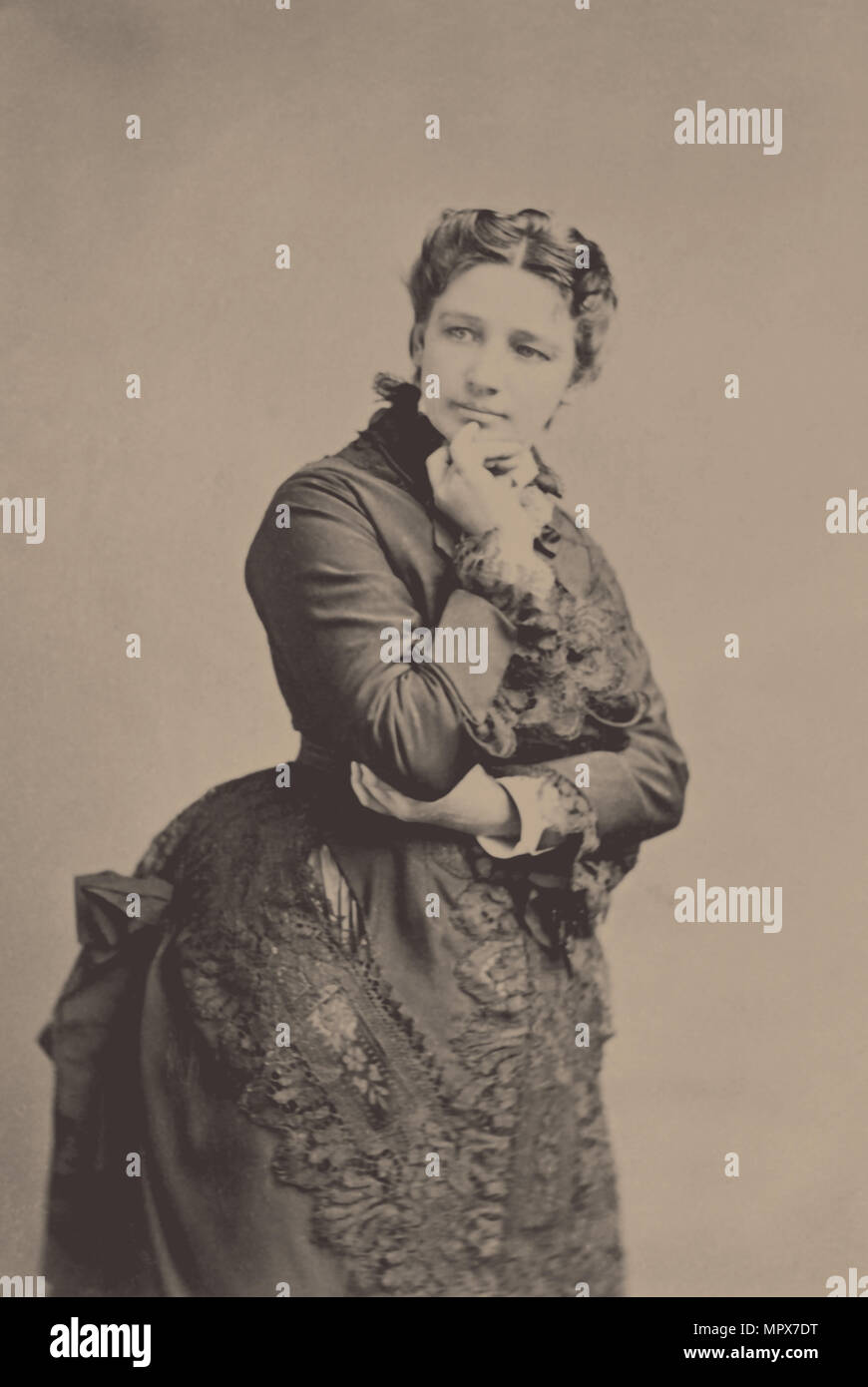 Victoria Woodhull Claflin (1838-1927), ca 1872. Stockfoto