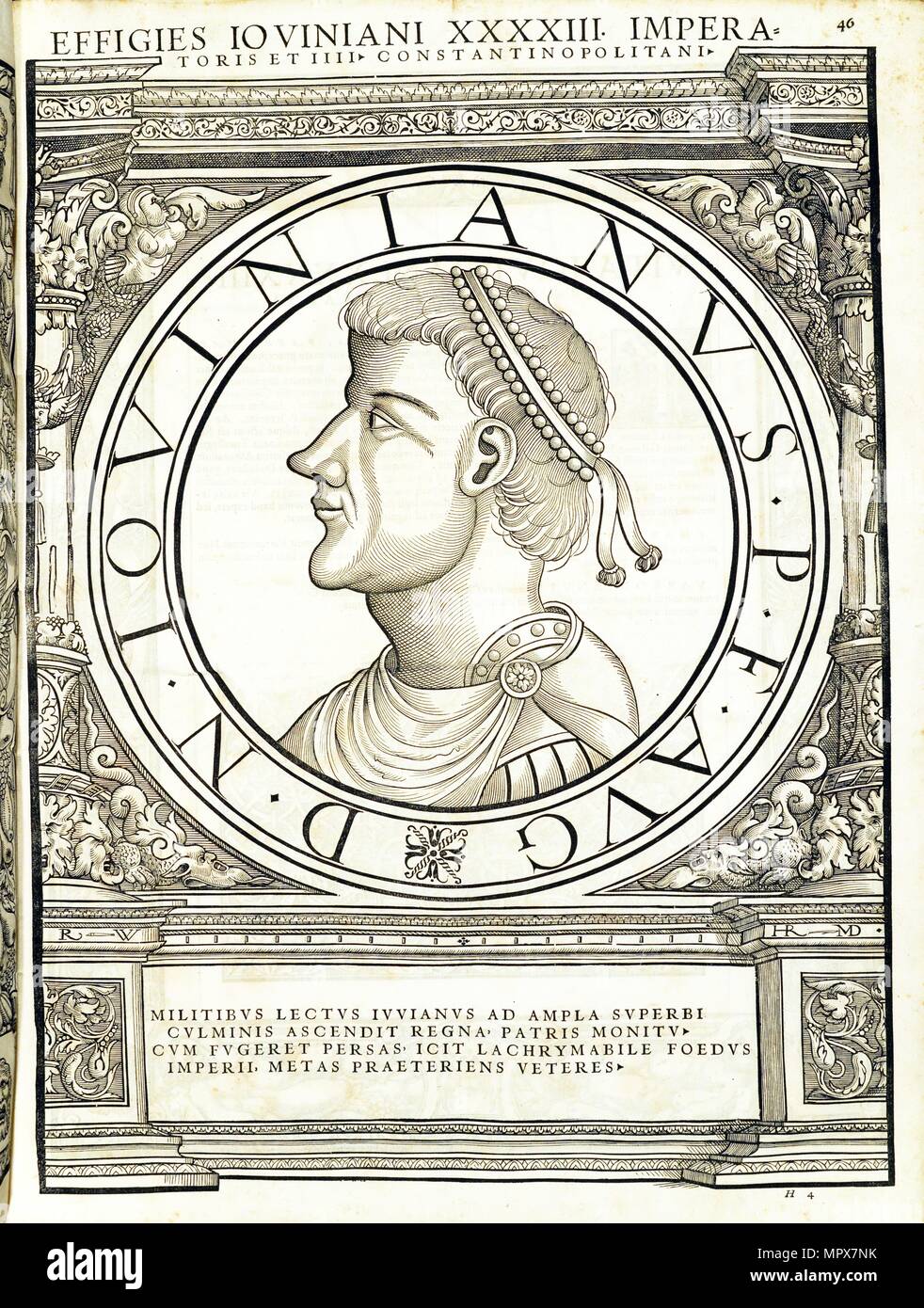 Iouinianus (331 - 364 AD), 1559. Stockfoto