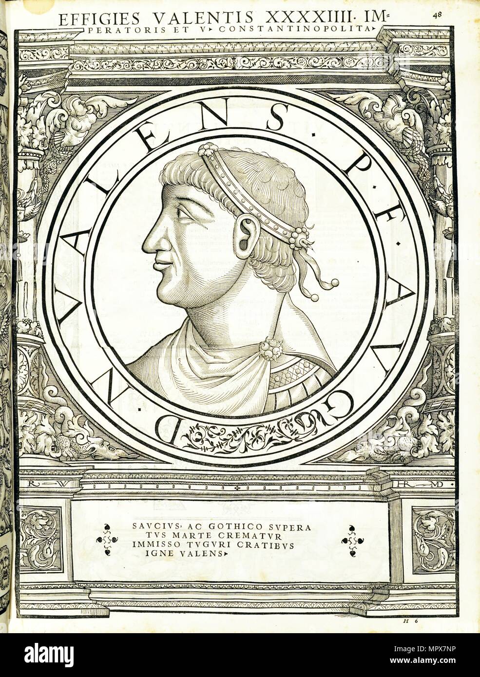 Valens (328-378), 1559. Stockfoto