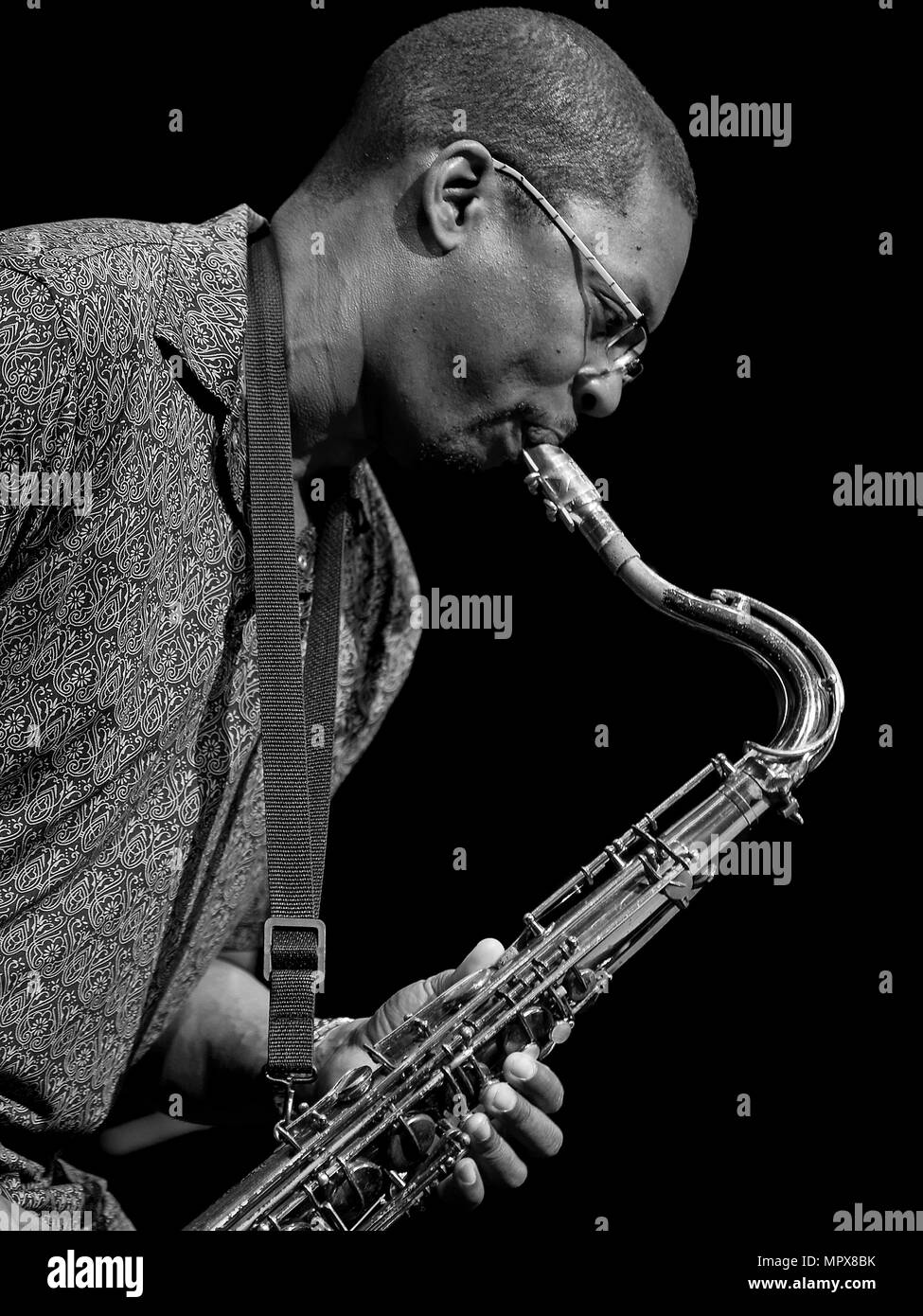 Ravi Coltrane, 2008. Artist: Alan John ainsworth. Stockfoto