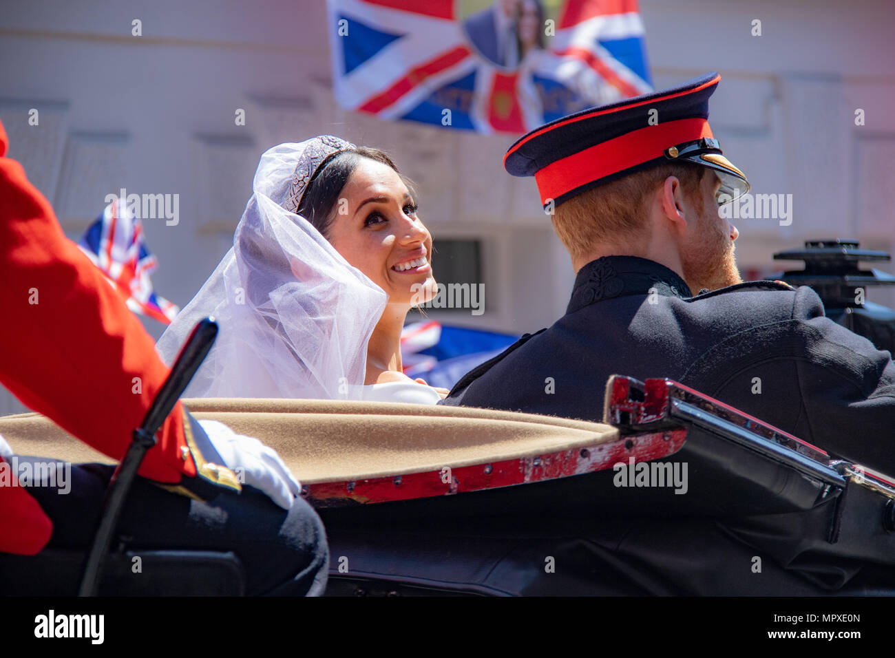 Königliche Hochzeit von Prinz Harry und Meghan Markle Stockfoto