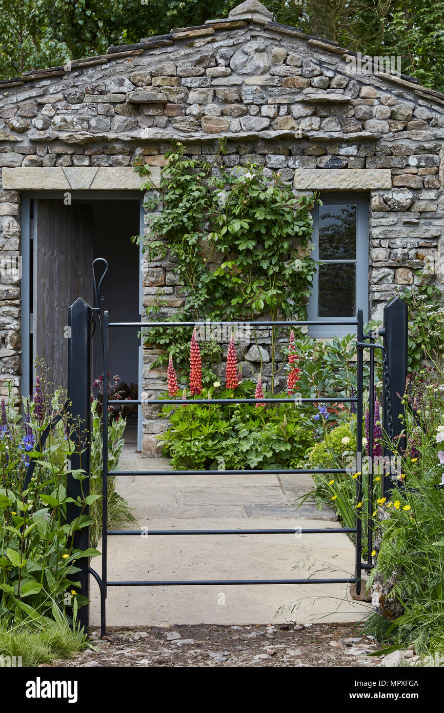 Nach Yorkshire Chelsea 2018 Garten willkommen Stockfoto