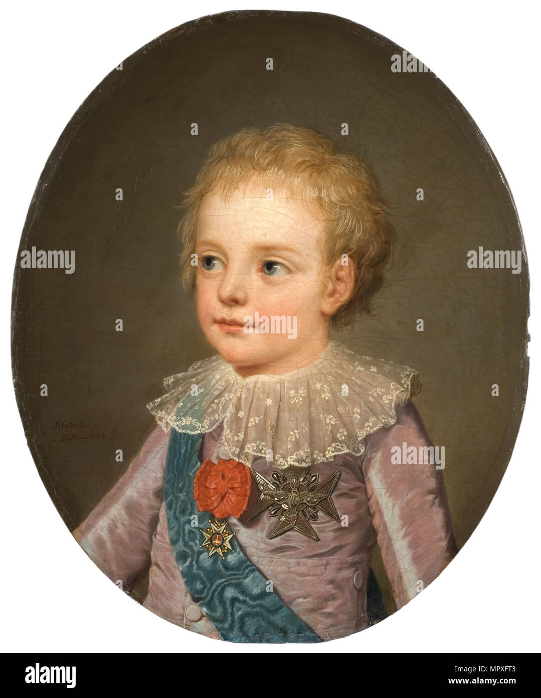 Louis Joseph Xavier François de Bourbon (1781-1789), Dauphin von Frankreich, 1784. Stockfoto