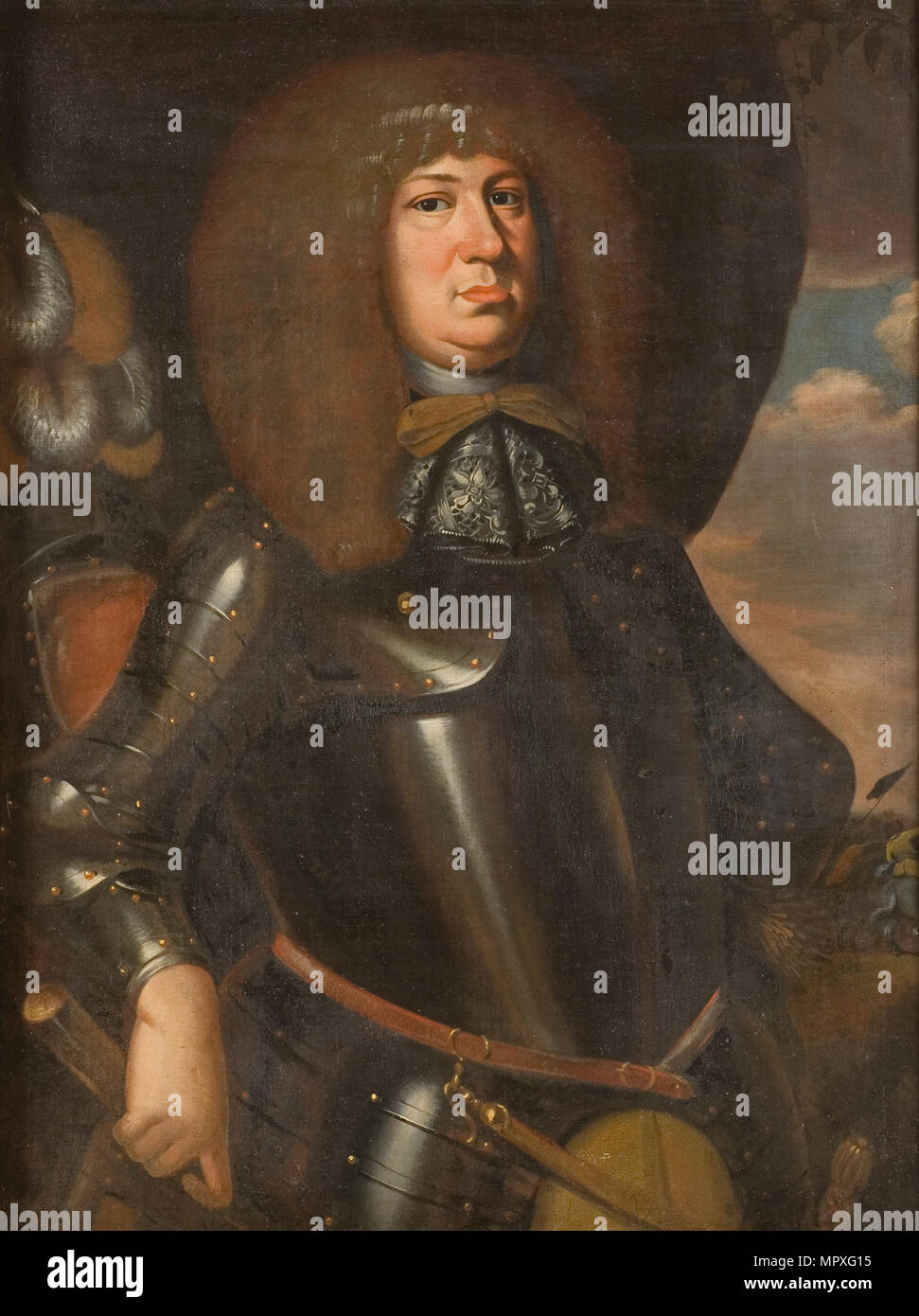 Portrait von Landgraf Friedrich II. von Hesse-Homburg (1633-1708), die zweite Hälfte des 17. Cen.. Stockfoto