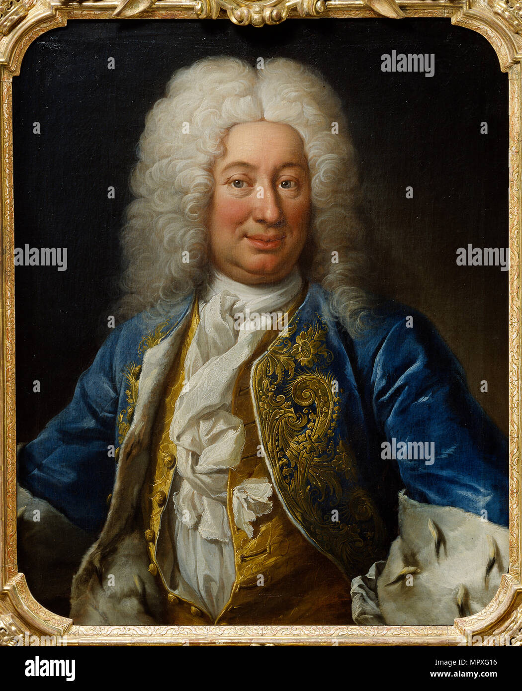 Porträt von König Friedrich I. von Schweden (1676-1751), 1730. Stockfoto