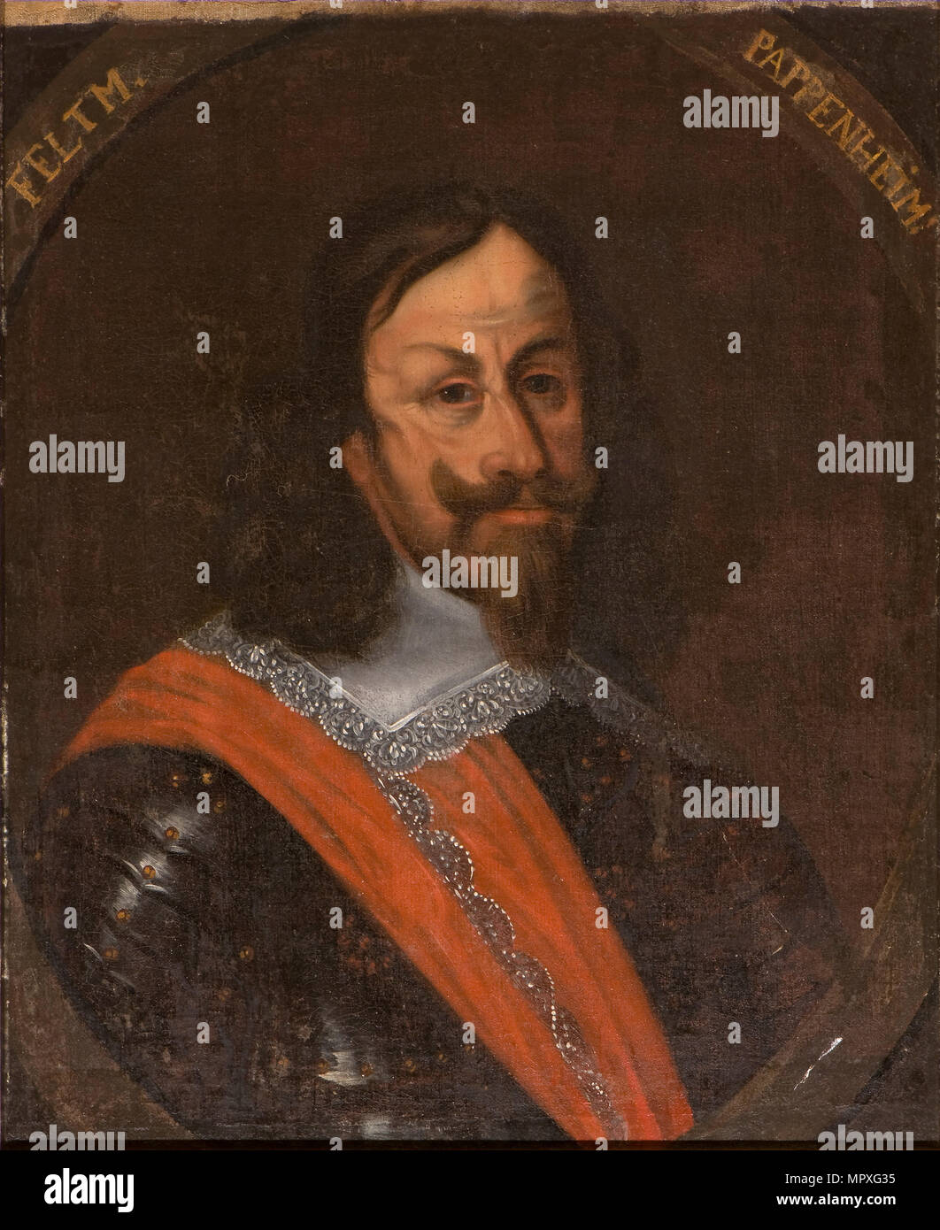 Porträt des Grafen Gottfried Heinrich von Pappenheim (1594-1632). Stockfoto