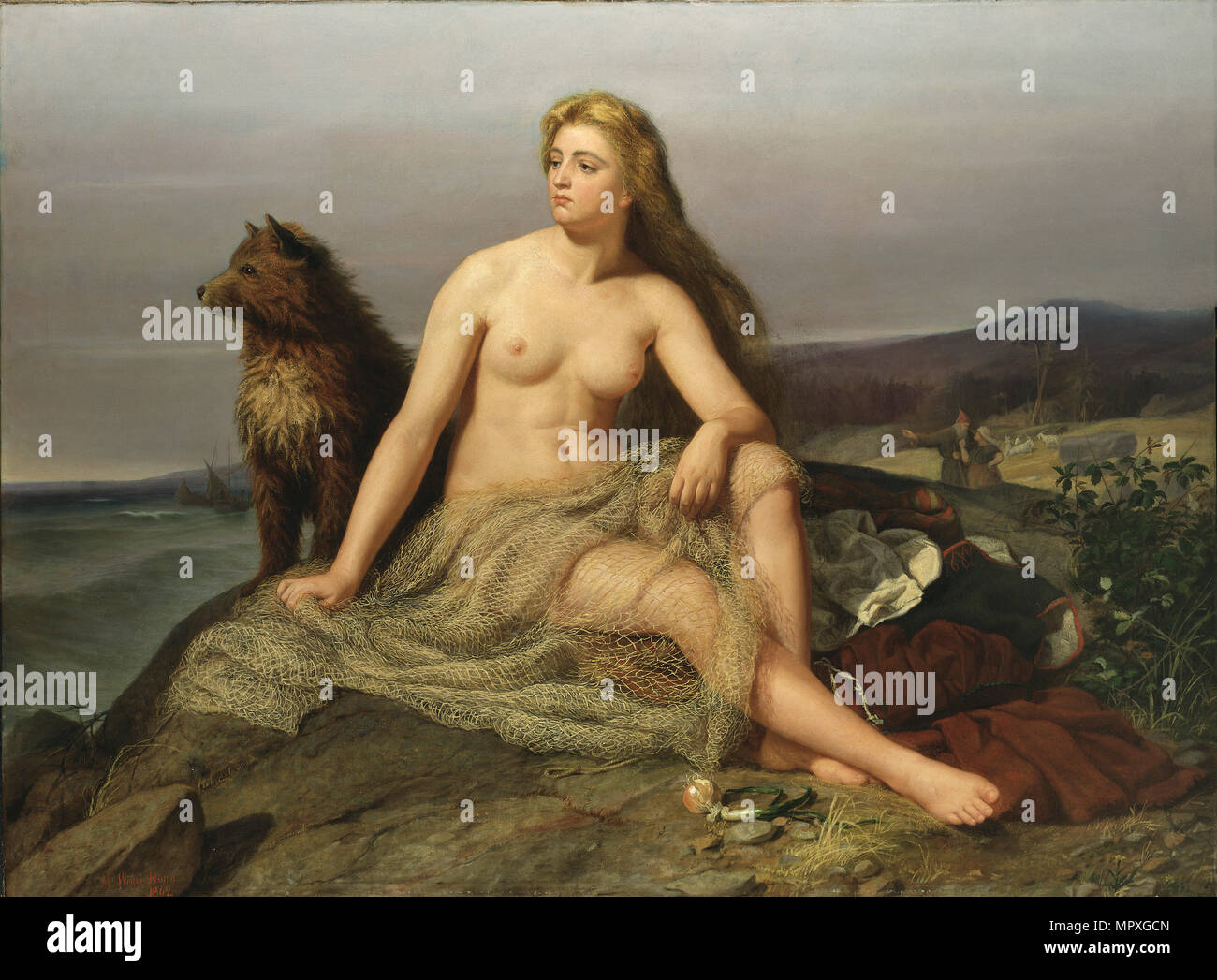 Wappen Von Kamen (aslaug), 1862. Stockfoto