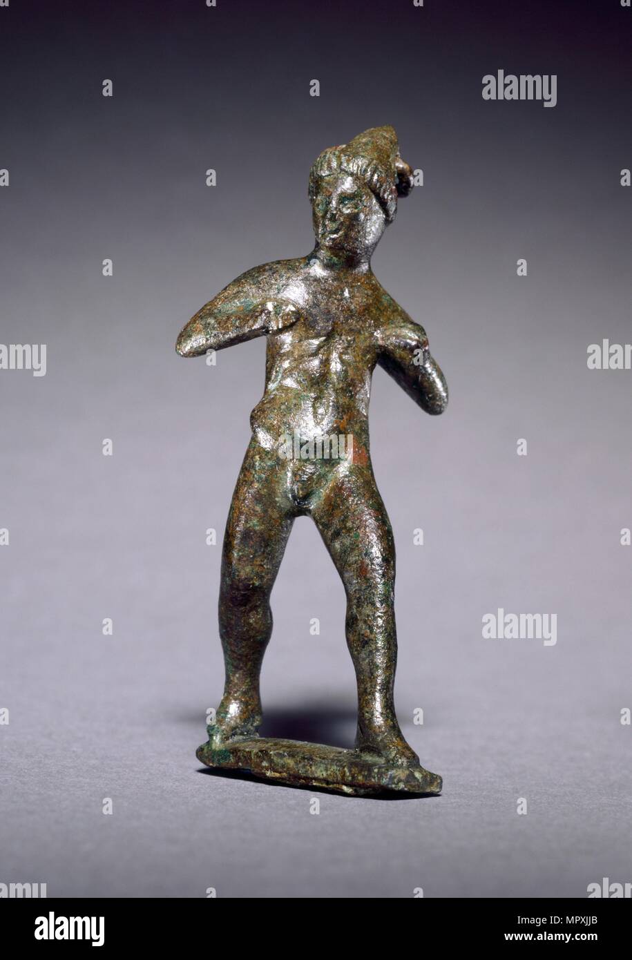 Bronze Figur von wroxeter Römische Stadt, Shropshire. Artist: Unbekannt. Stockfoto