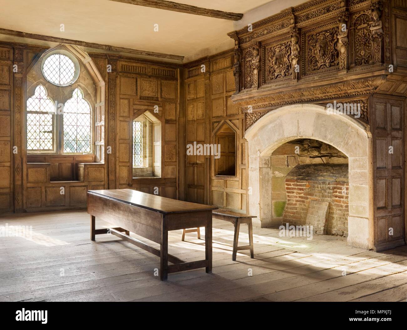 Die Solar, Stokesay Schloss, Shropshire, c 1997 - c 2016. Künstler: James O Davies. Stockfoto