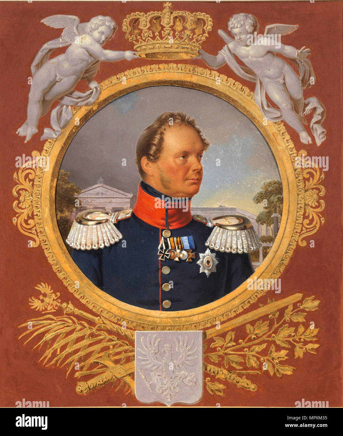 Portrait der König Friedrich Wilhelm IV. von Preußen (1795-1861). Stockfoto