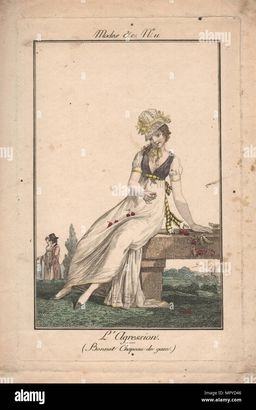 L'Agression, 1800. Stockfoto