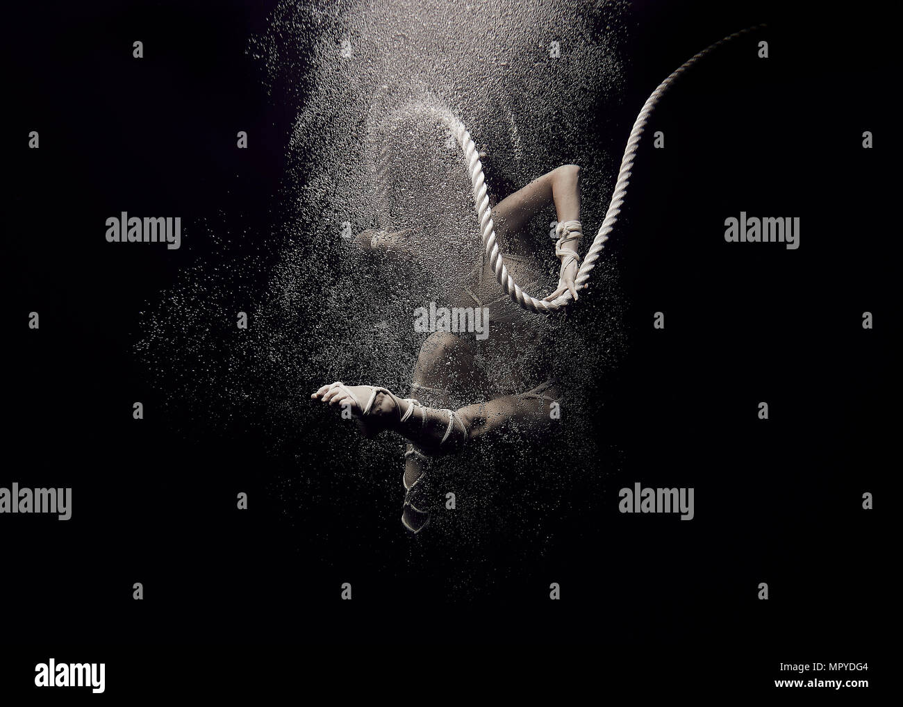 Tiefe Kampf zu entsprechen. Stockfoto