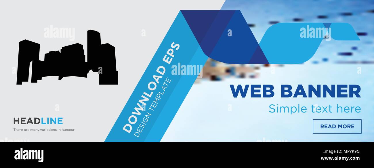 Minnesota Konzept horizontale Webseite banner Template Design auf abstrakten Hintergrund mit flache moderne isolierte Vektor Icon und geometrische Formen Stock Vektor