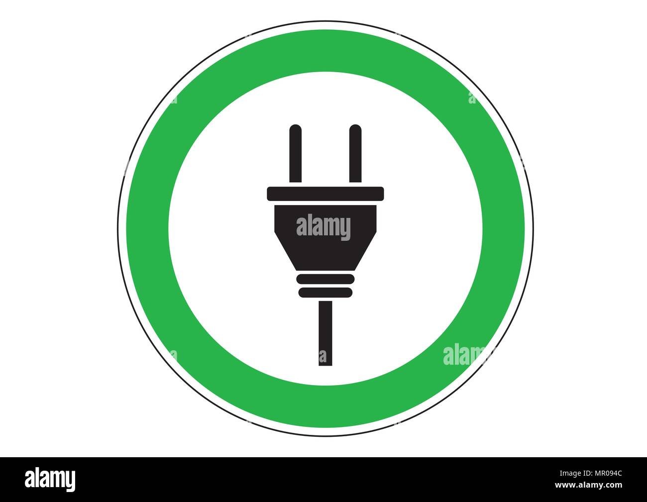Vektor Design der elektronischen Aufladung Stock Vektor