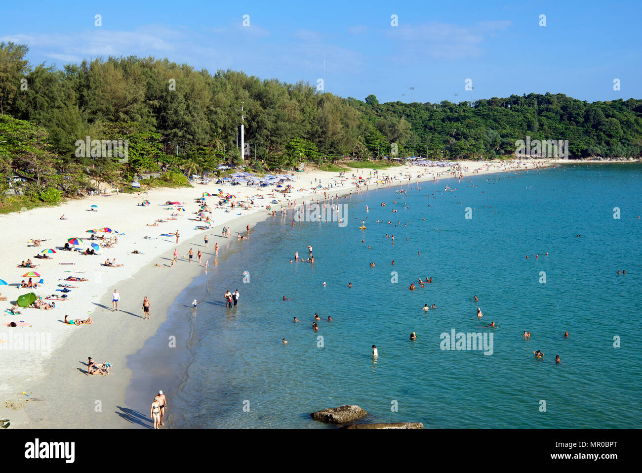 Beliebte Nai Harn Beach Phuket Thailand Stockfoto