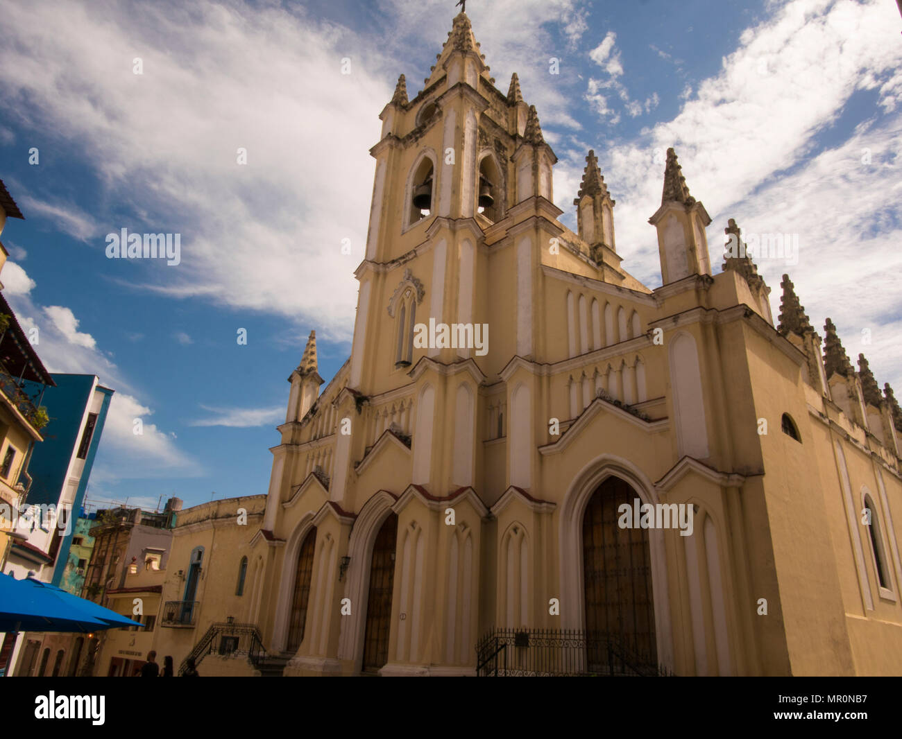 Iglesia del Santo Angel Custodio, katholische Kirche in Havanna Altstadt Stockfoto