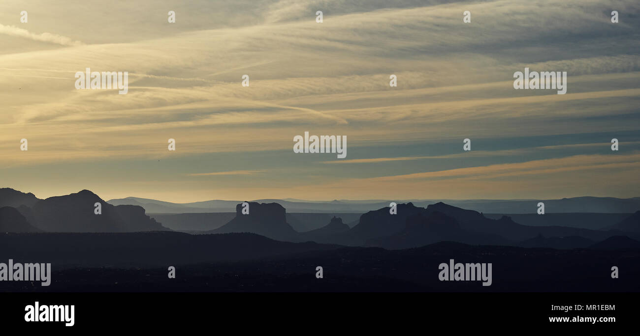 Sonnenaufgang am Sedona, Arizona Stockfoto