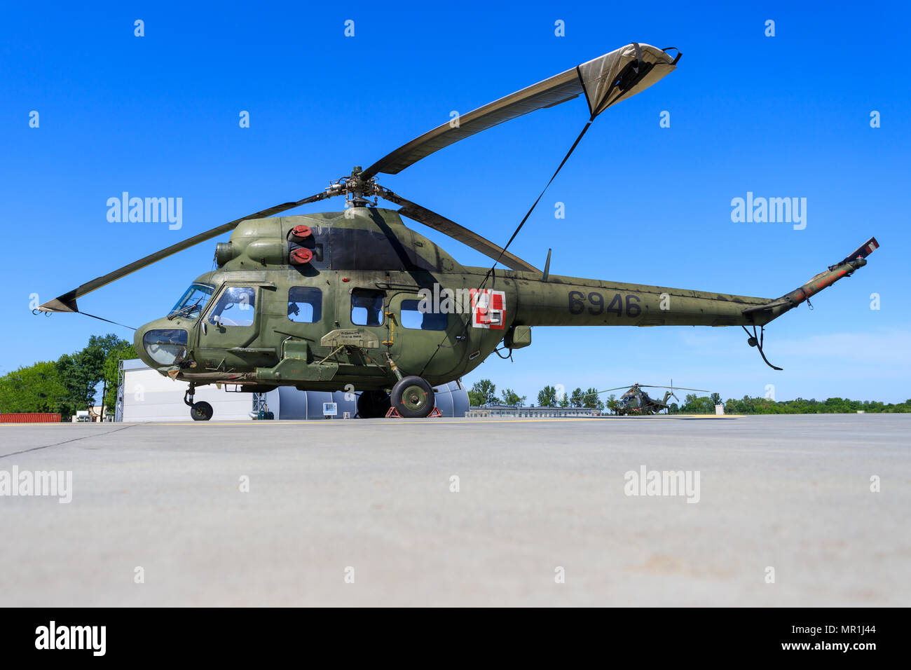 PZL-swidnik Mi-2 Hoplit aus Polen - Air Force Stockfoto