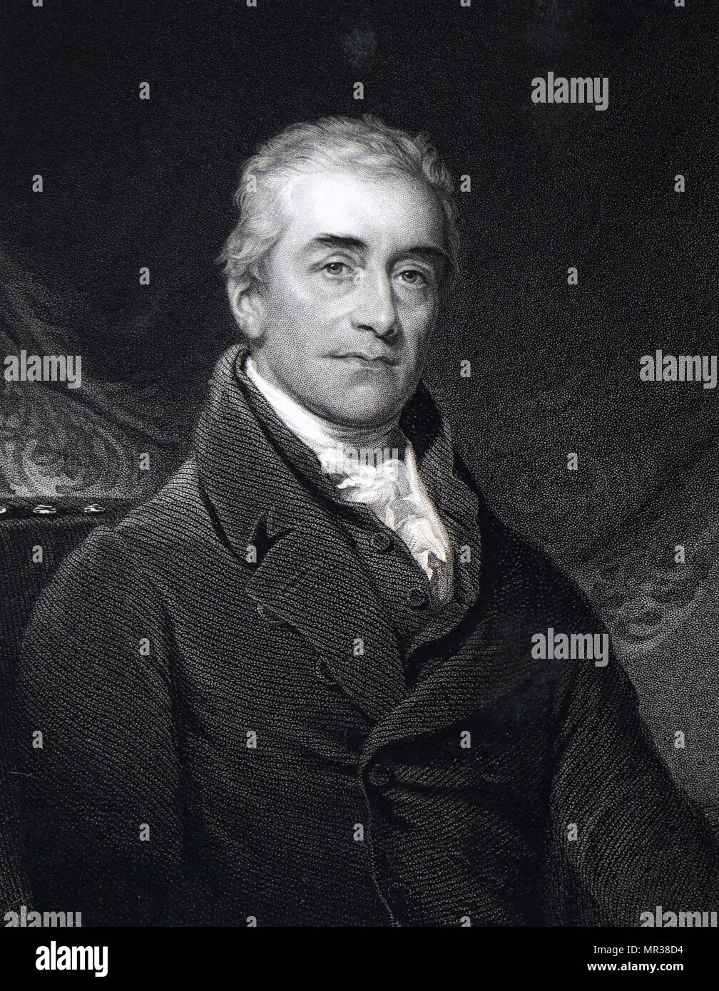 Porträt von Samuel Romilly (1757-1818) ein Britischer rechtliche Reformer. Vom 19. Jahrhundert Stockfoto