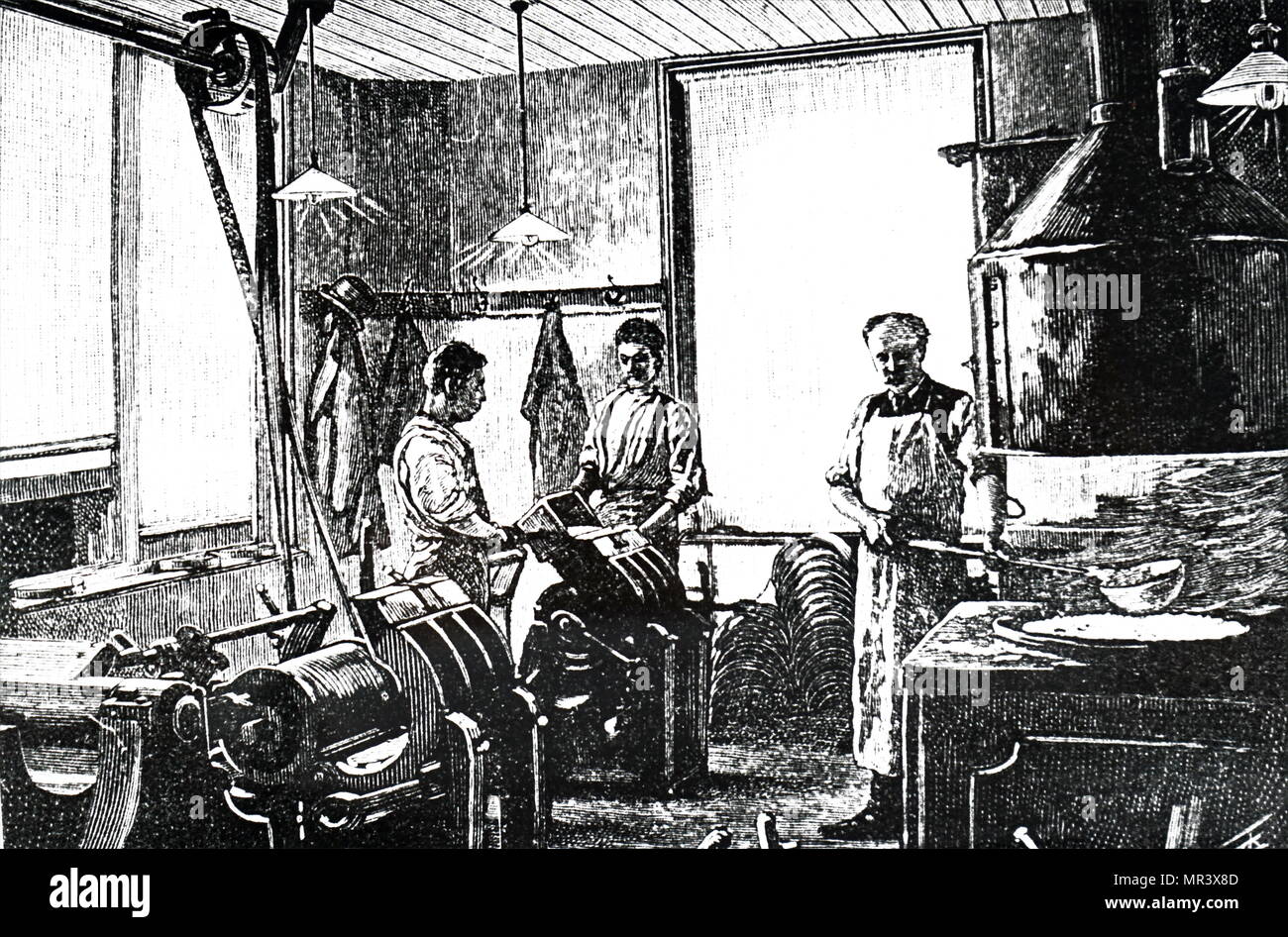 Die viktorianische presse Fotos und Bildmaterial in hoher Auflösung