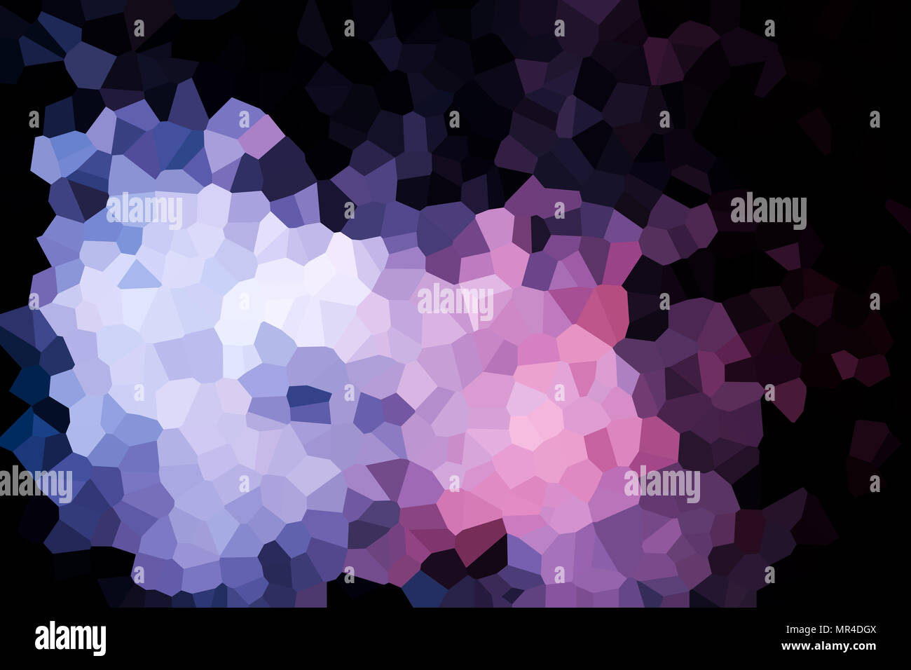 Abstrakte moderne Hintergrund mit geometrischen Muster von verschiedenen Rosa und Blau Polygone und Dreiecke Stockfoto