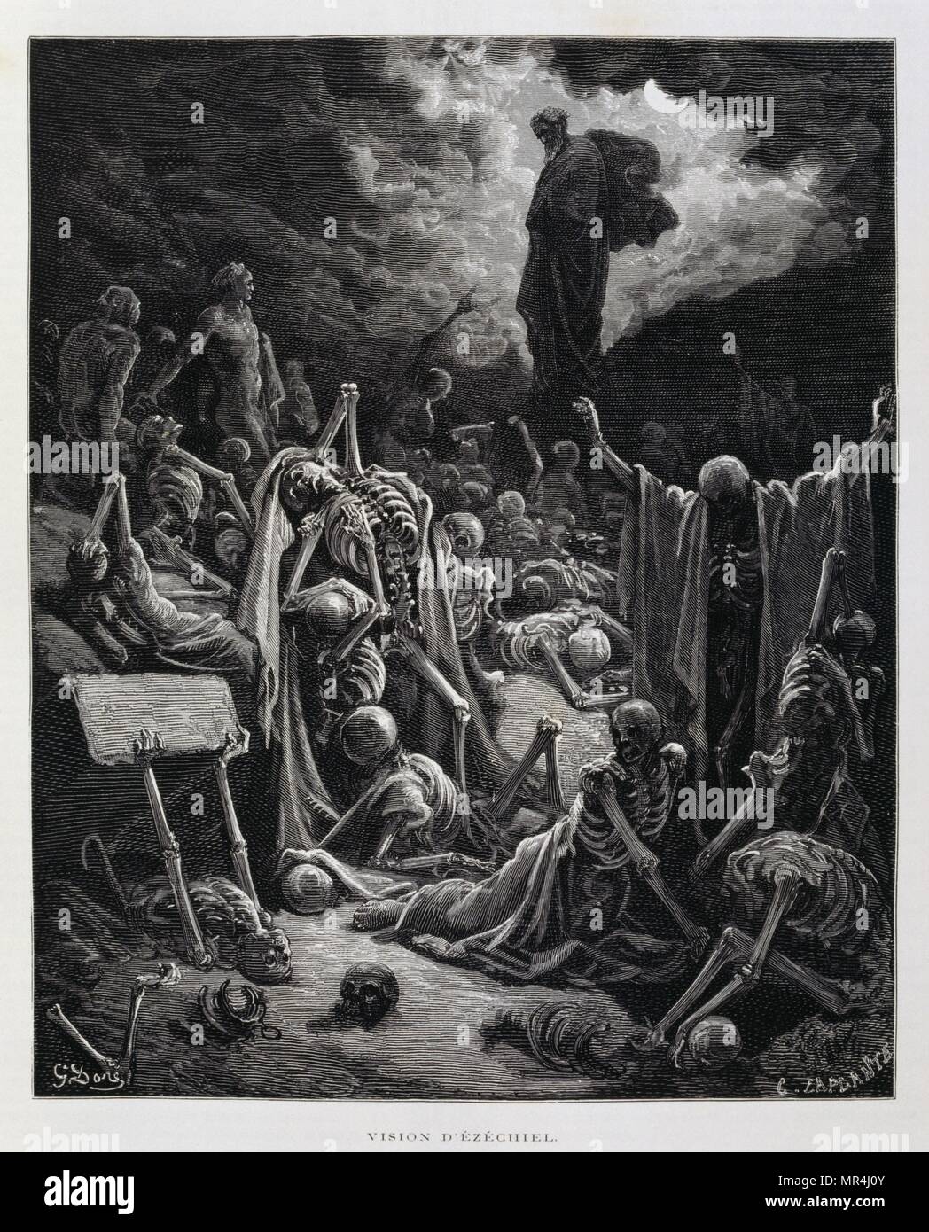 Kupferstich von Gustave Dore (1832-1883) Stockfoto