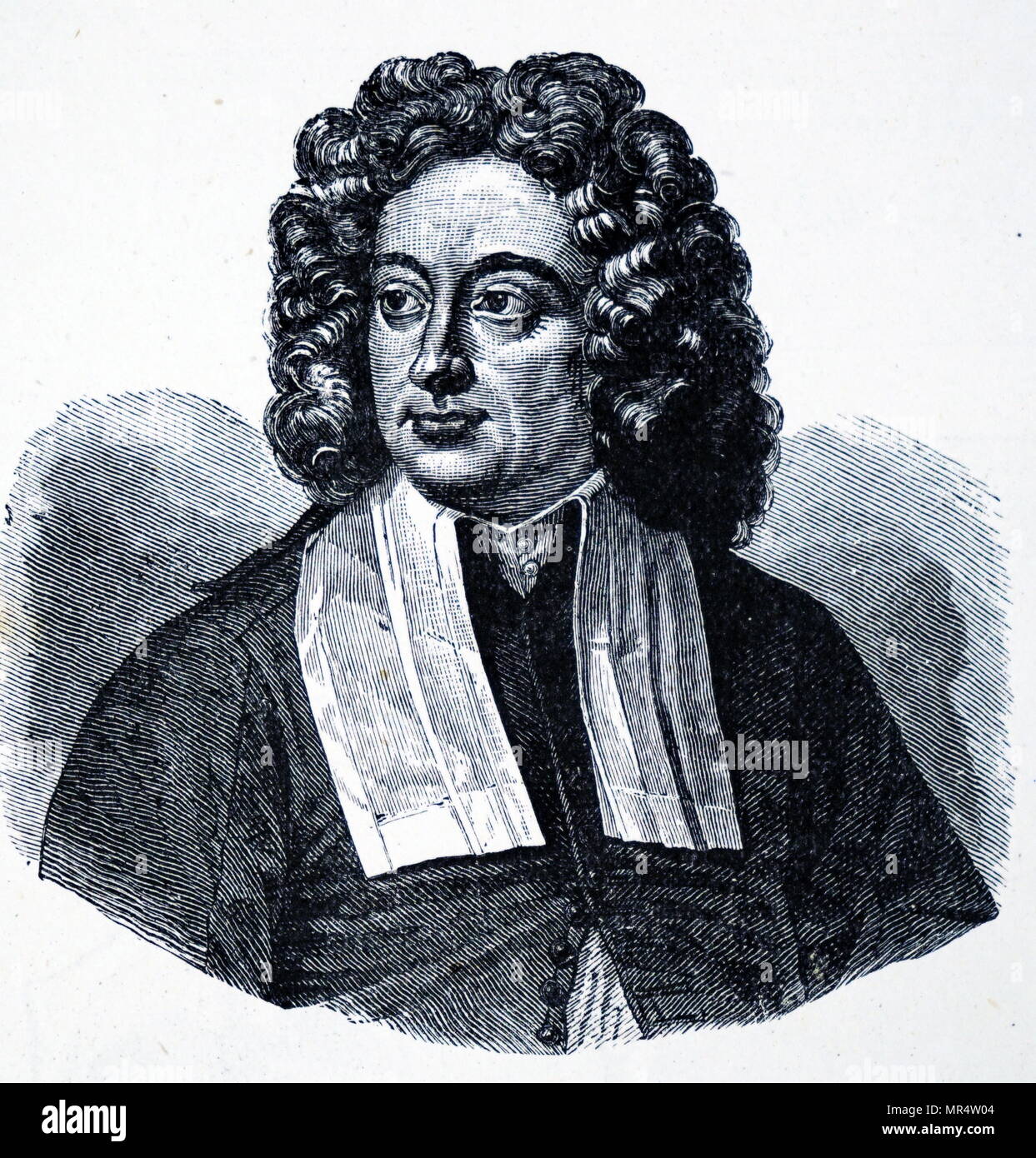 Portrait von Arcangelo Corelli (1653-1713), italienischer Violinist und Komponist des Barock. Vom 18. Jahrhundert Stockfoto