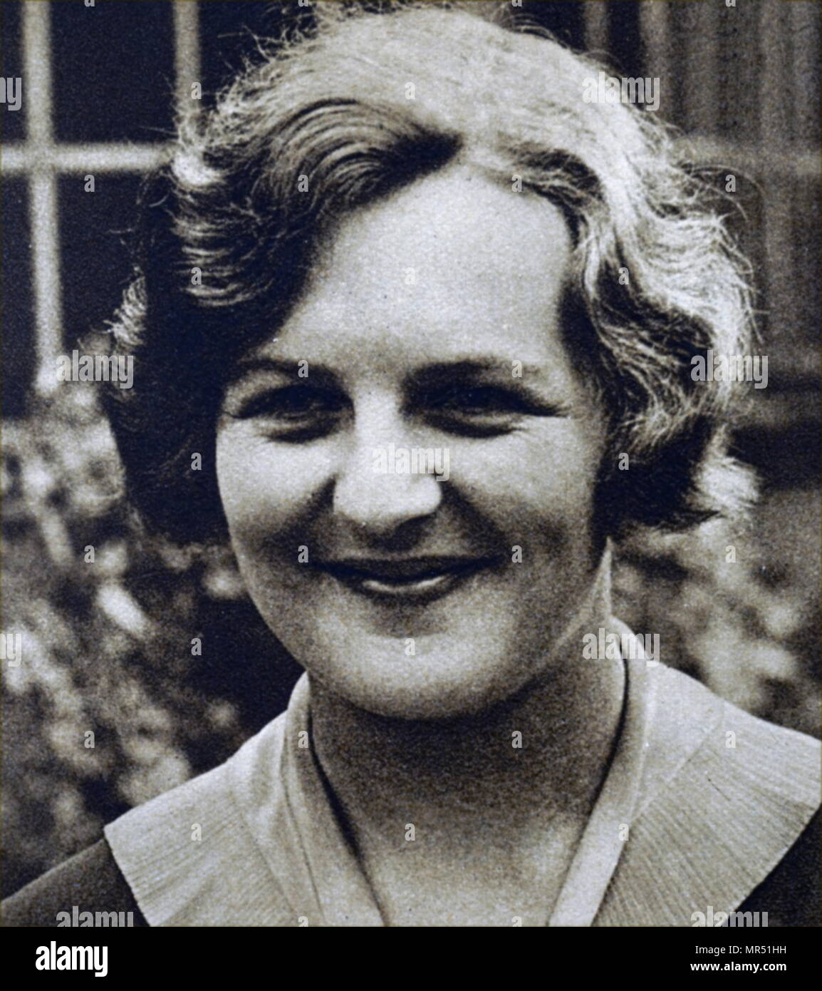 Foto von Betty Nuthall (1911-1983) einen englischen Tennisspieler. Vom 20. Jahrhundert Stockfoto
