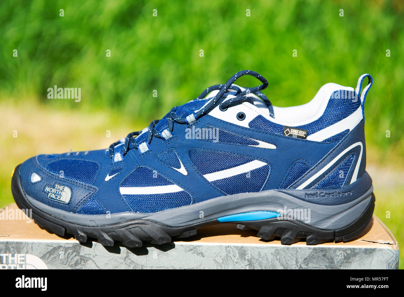 Eine Wanderung/Laufschuh Stockfoto