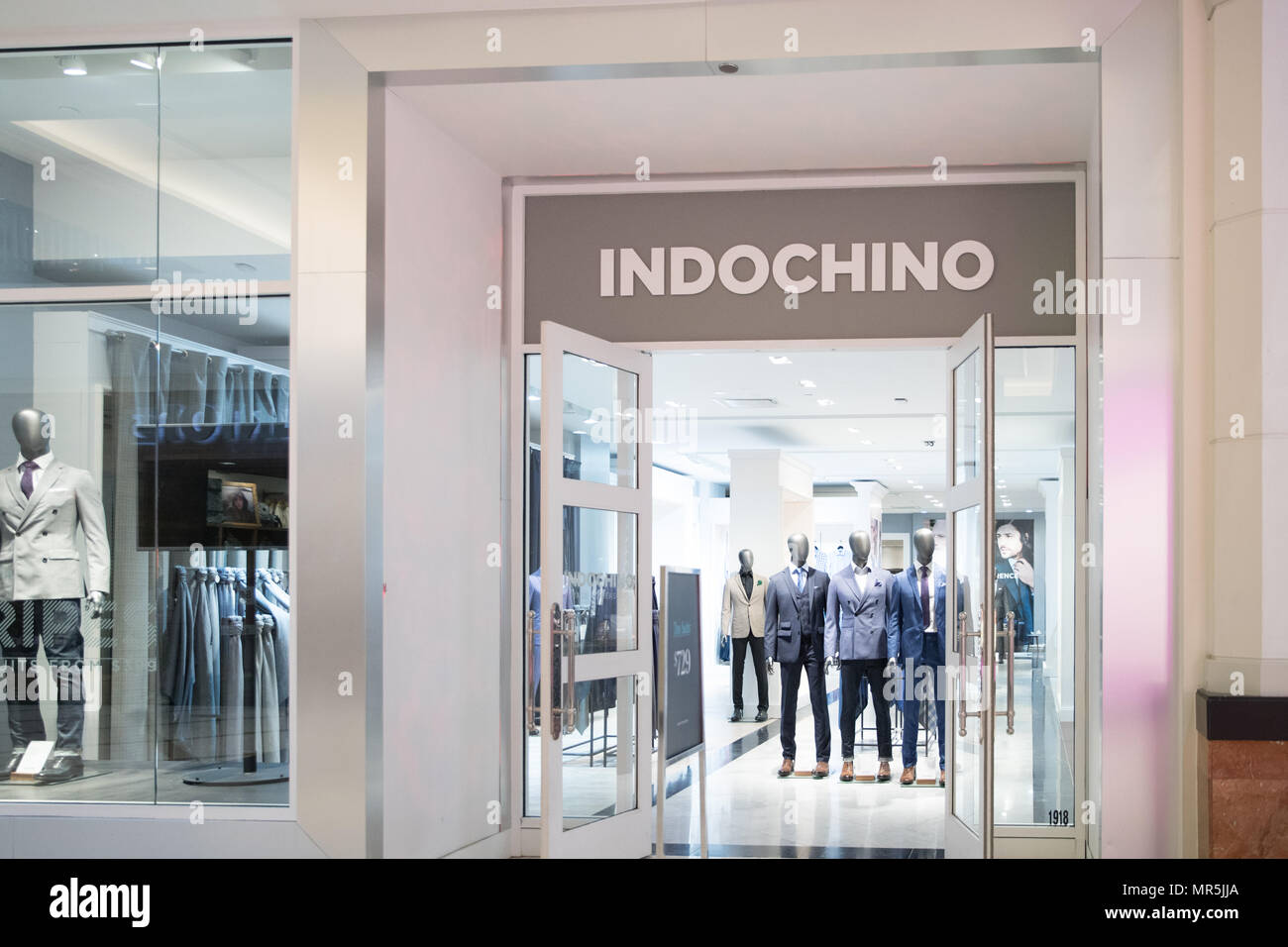 Philadelphia, Pennsylvania, 21. Mai 2018: indochino Store Front Stockfoto