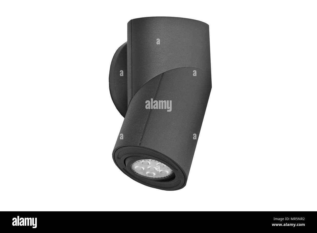 Wandleuchte isoliert auf weißem Hintergrund Stockfoto