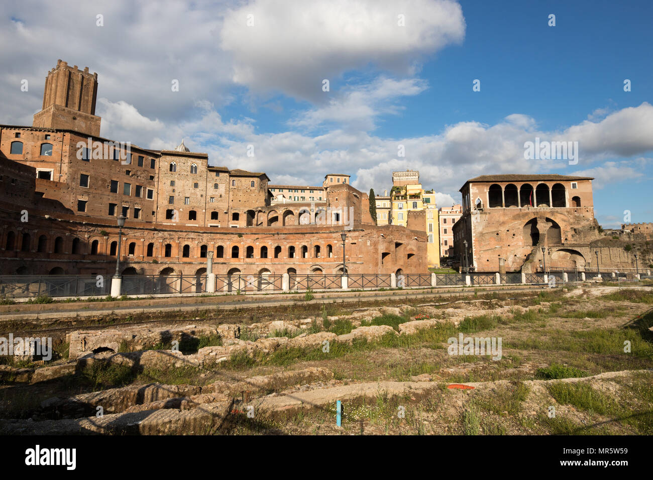 Rom, Italien. Die Trajan Markt. Stockfoto