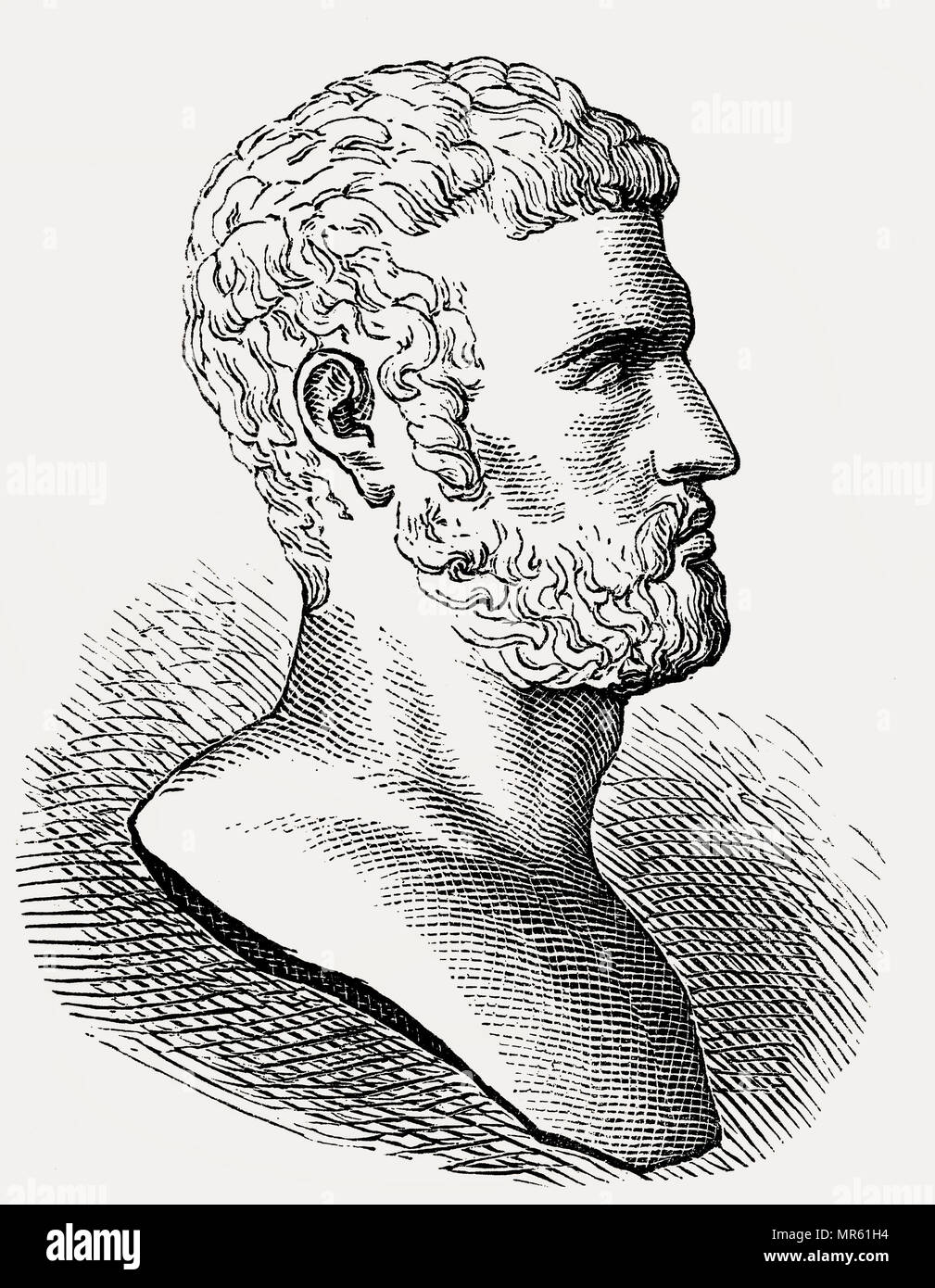 Titus Quinctius Flamininus, C. 229 - 174 v. Chr., ein römischer Politiker und General Stockfoto