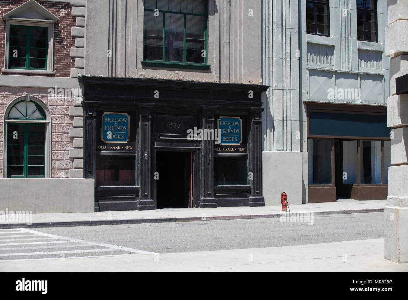 Los Angeles, USA - Juli 1,2011: Warner Brothers Studios in Burbank, Los Angeles. Die historische 110-Morgen-Los gehören 29 soundstages, plus einer 20-acre backlot Stockfoto