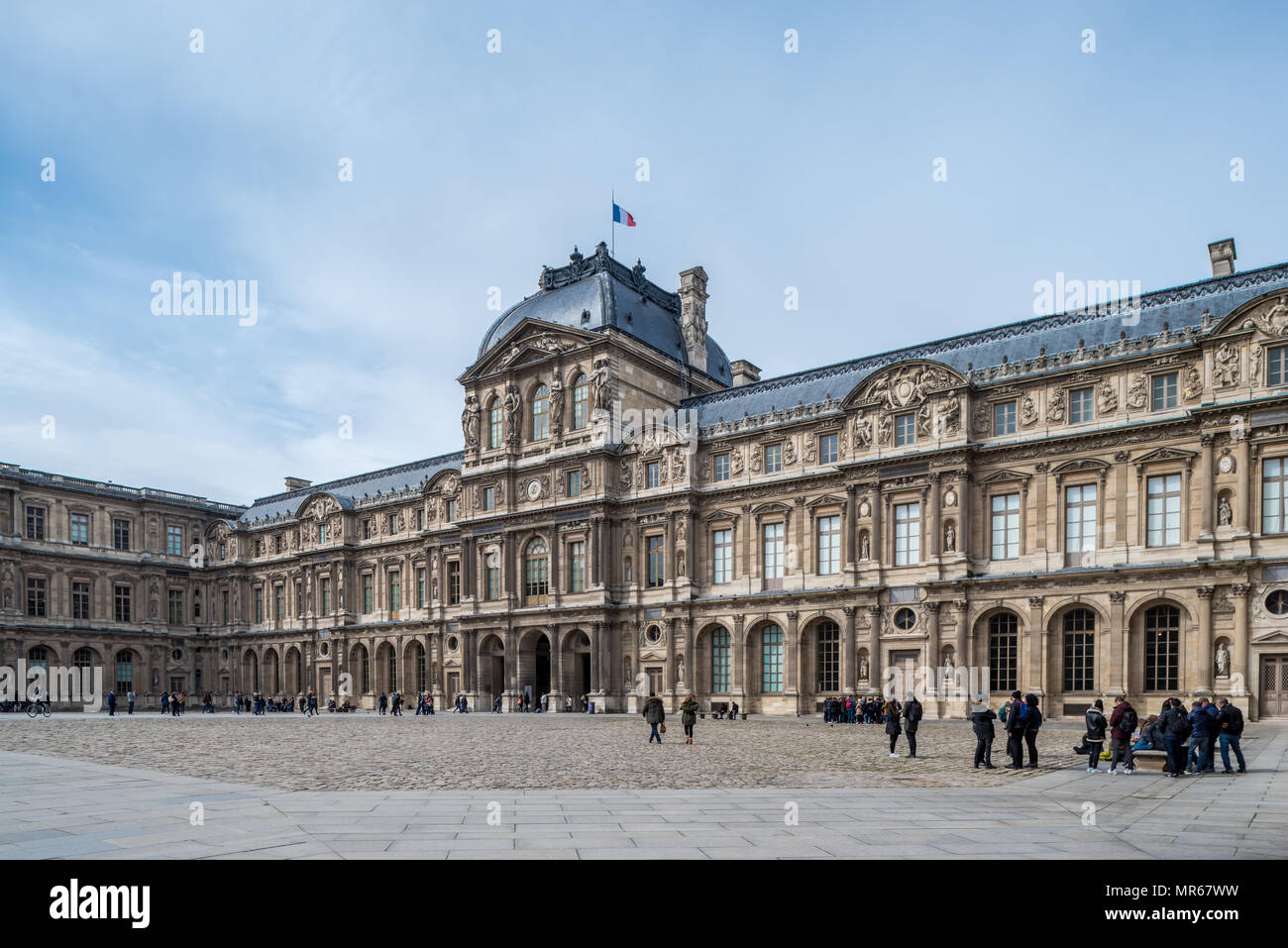 Frankreich, Paris, 2. April 2018: Musée du Louvre Stockfoto