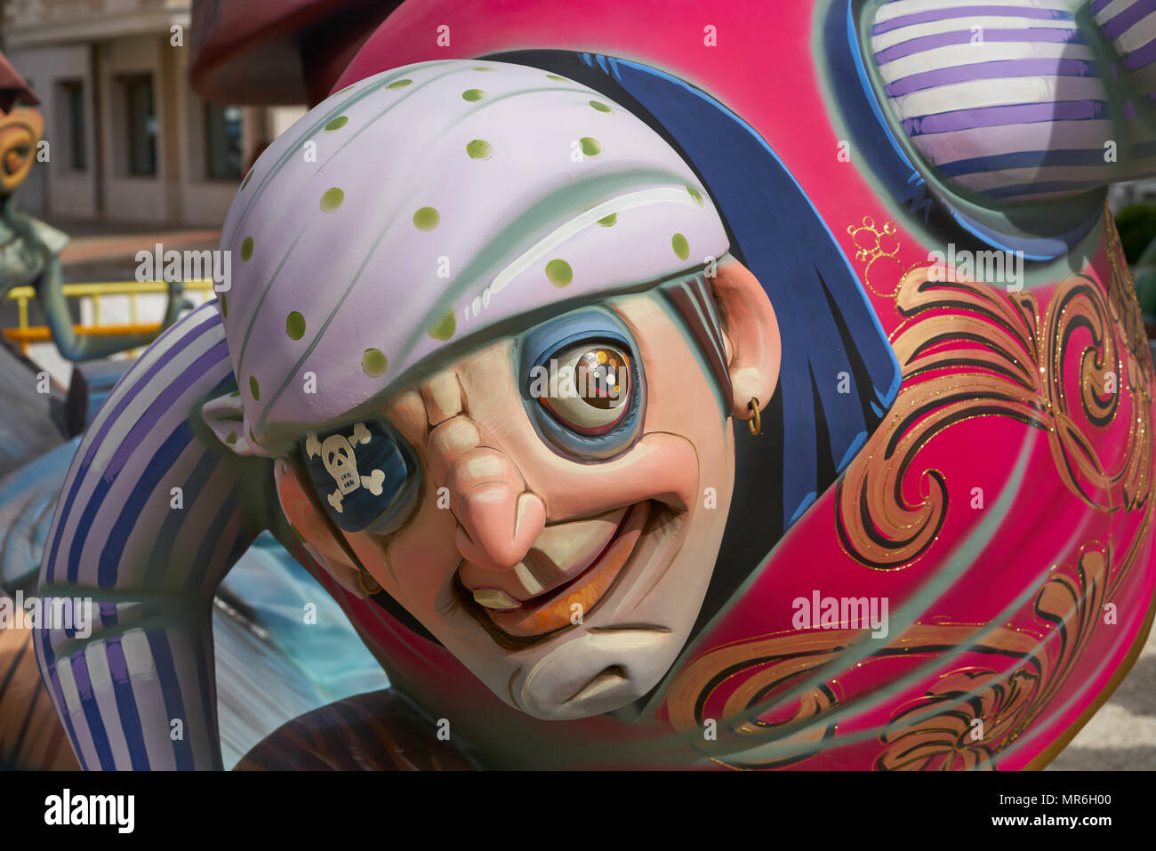 Fallas in Valencia beliebte Fest in Spanien Stockfoto