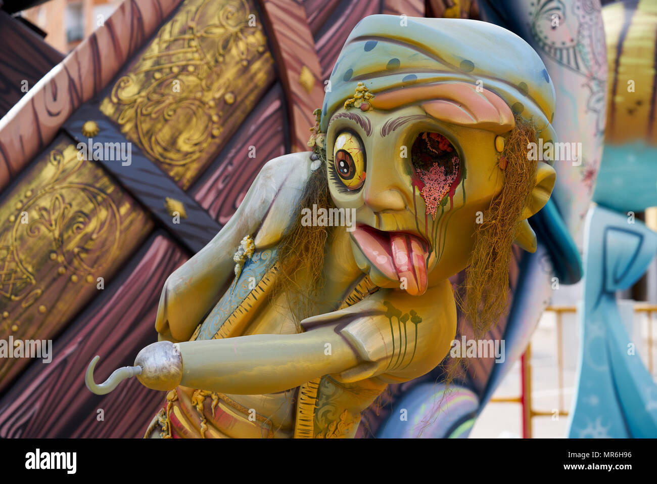Fallas in Valencia beliebte Fest in Spanien Stockfoto