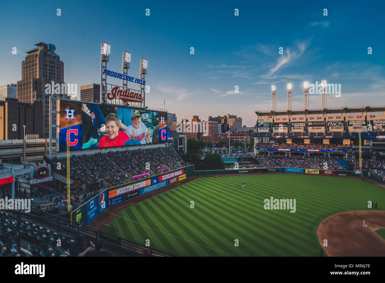Progressive Field Cleveland Indians Stockfoto