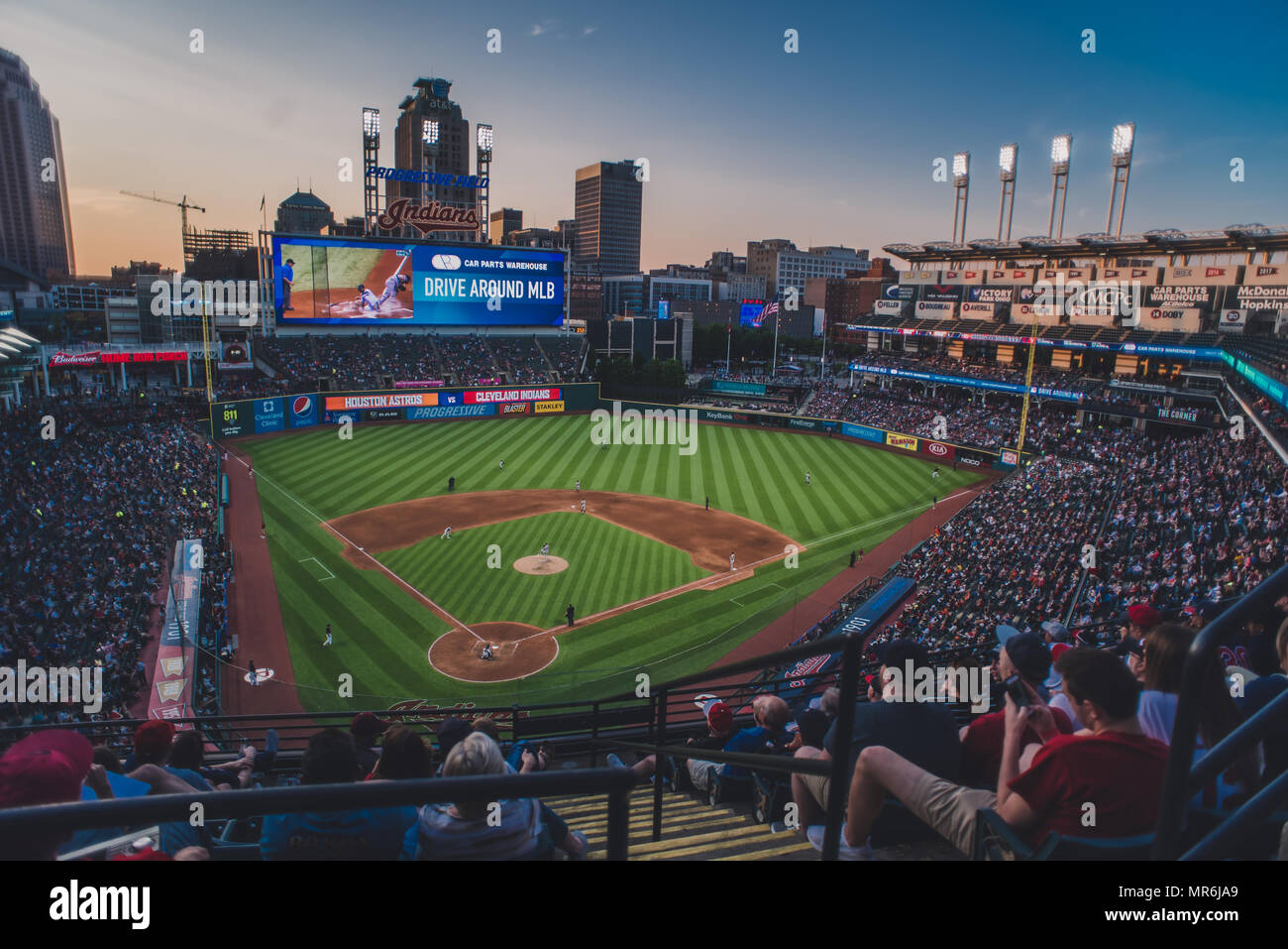 Progressive Field Cleveland Indians Stockfoto