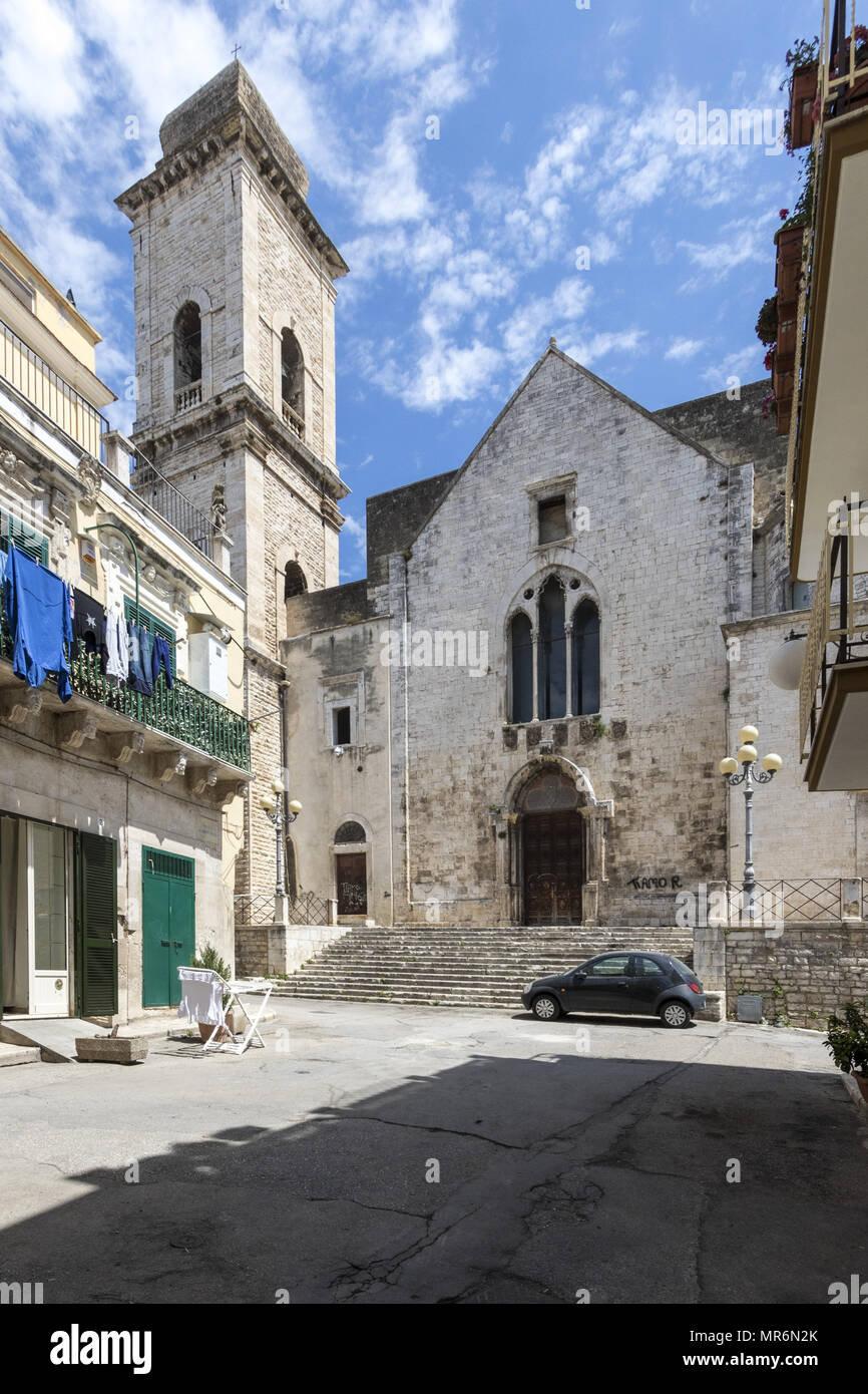 Bitonto, Italien - 05.Mai 2017: Alte Kirche in Bitonto, Apulien, Italien Stockfoto