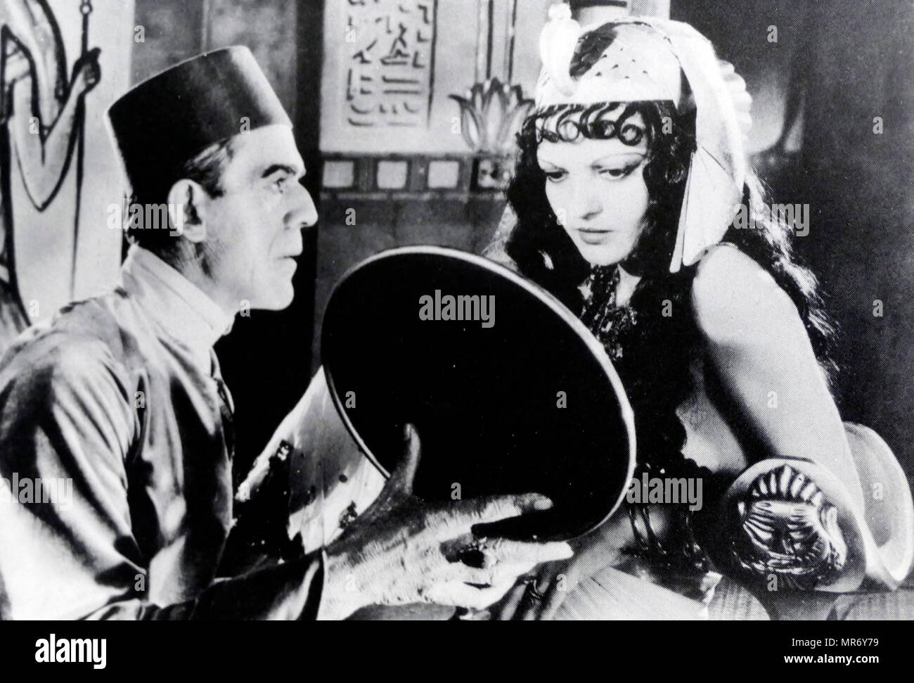Die Mumie ist ein 1932 Amerikanische pre-Code Horror Film unter der Regie von Karl Freund. Stockfoto