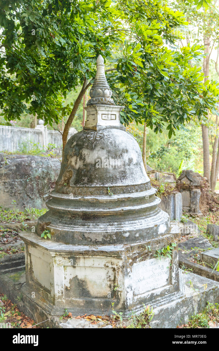 Ansicht der alten traditionellen Denkmal in Asien, Sri Lanka, mirissa Stockfoto