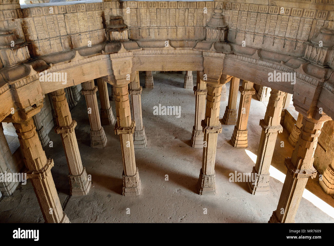 Champaner - Pavagadh archäologischer Park ist eine historische Stadt im Bundesstaat Gujarat. Kevda Masjid-Moschee. (UNESCO) Stockfoto