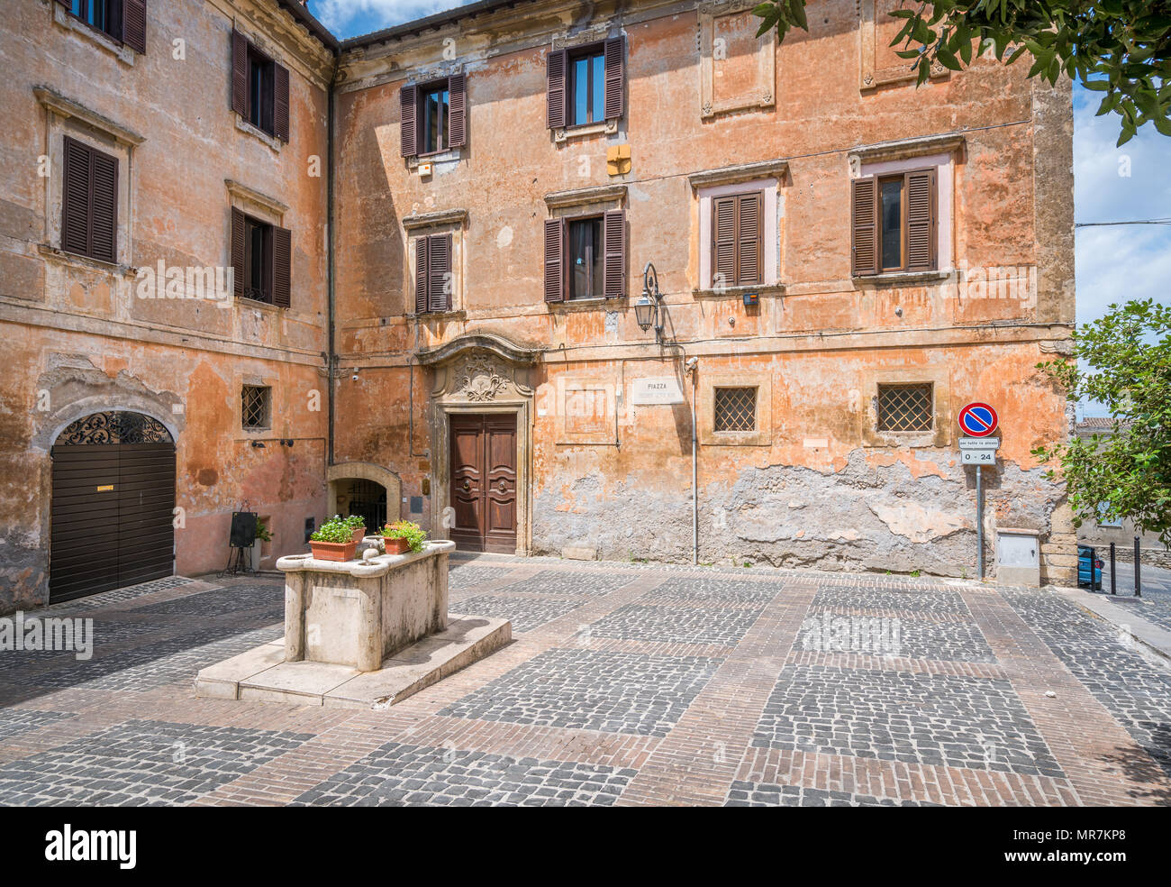 Malerische Anblick in Anagni, Provinz Frosinone in der italienischen Region Latium. Stockfoto