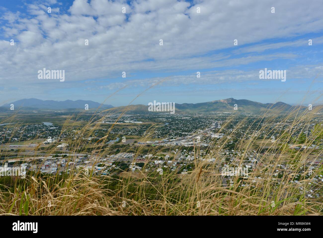 Mount Stuart als vom Castle Hill, QLD 4810, Australien Stockfoto