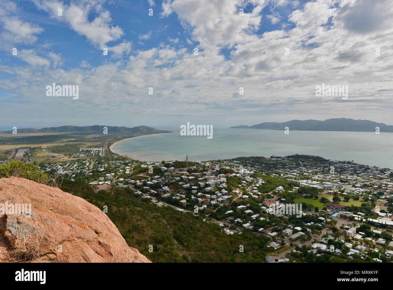 Blick von Townsville vom Castle Hill, QLD 4810, Australien Stockfoto