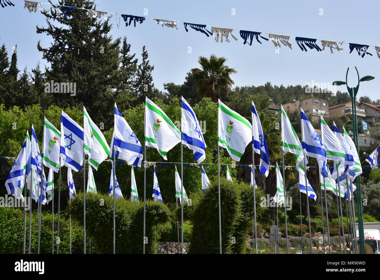 Tag der Unabhängigkeit des Staates Israel. Stockfoto