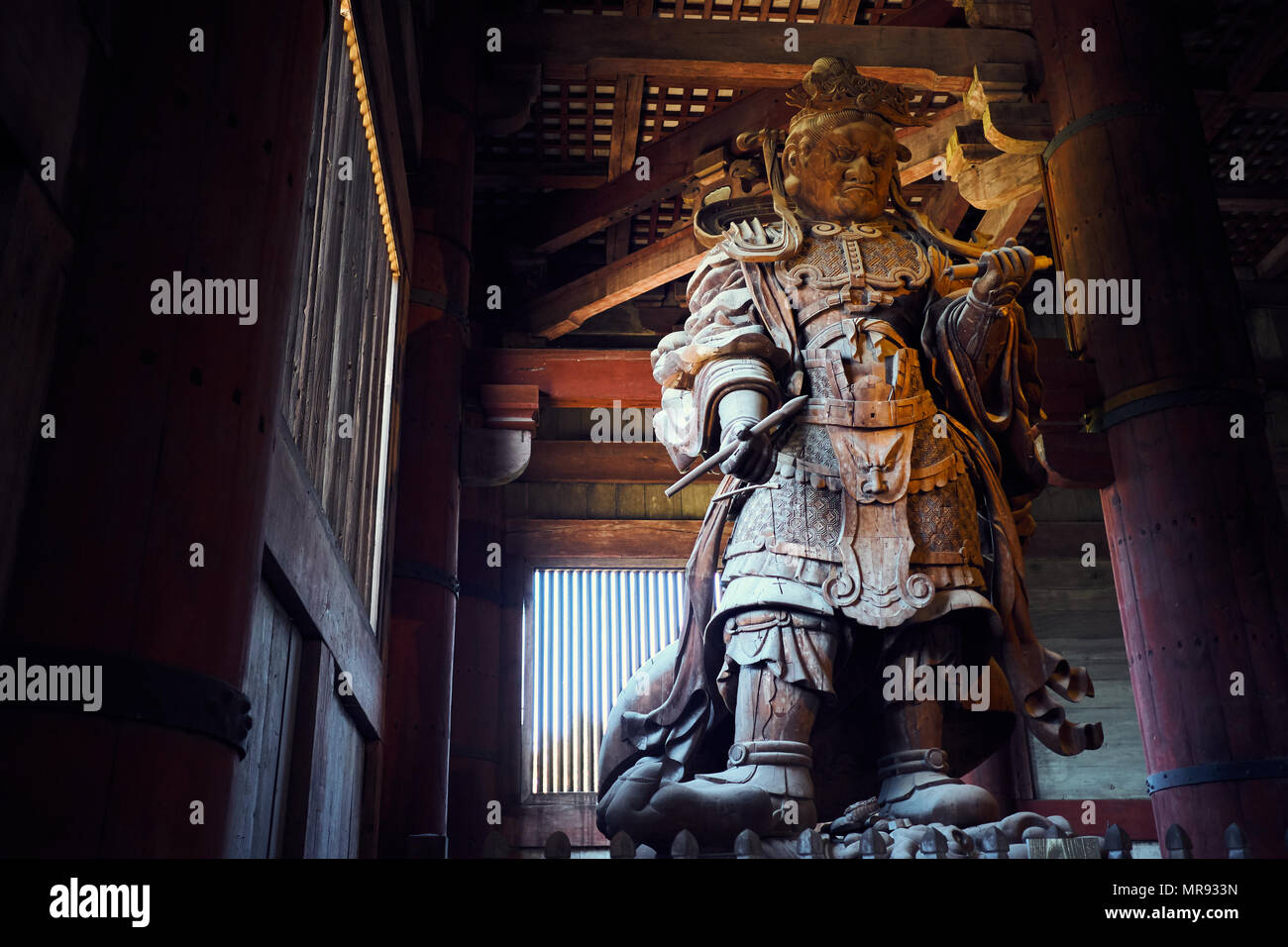 Komokuten im Todai-ji in Nara, Japan Stockfoto