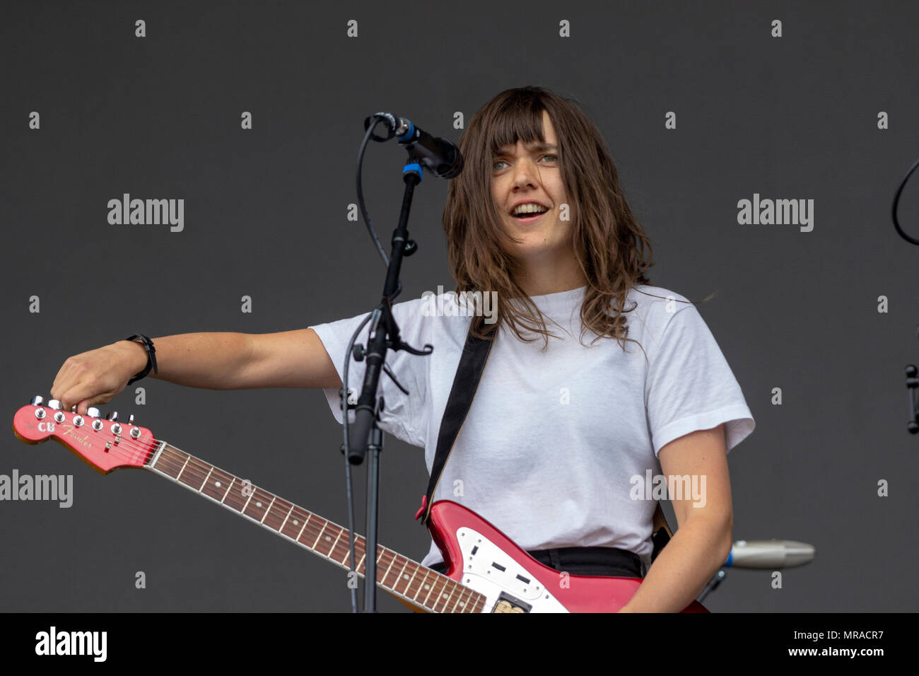 London, UK, 25. Mai 2018. Courtney Melba Barnett ist eine australische Sänger, Songwriter und Musiker. Für ihre geistreichen, Wandern lyrics und trockenem Gesang Stil bekannt, Barnett Aufsehen mit der Veröffentlichung ihres Debüt-EP, ich habe einen Freund namens Emily Ferris. Credit: Darron Mark/Alamy leben Nachrichten Stockfoto